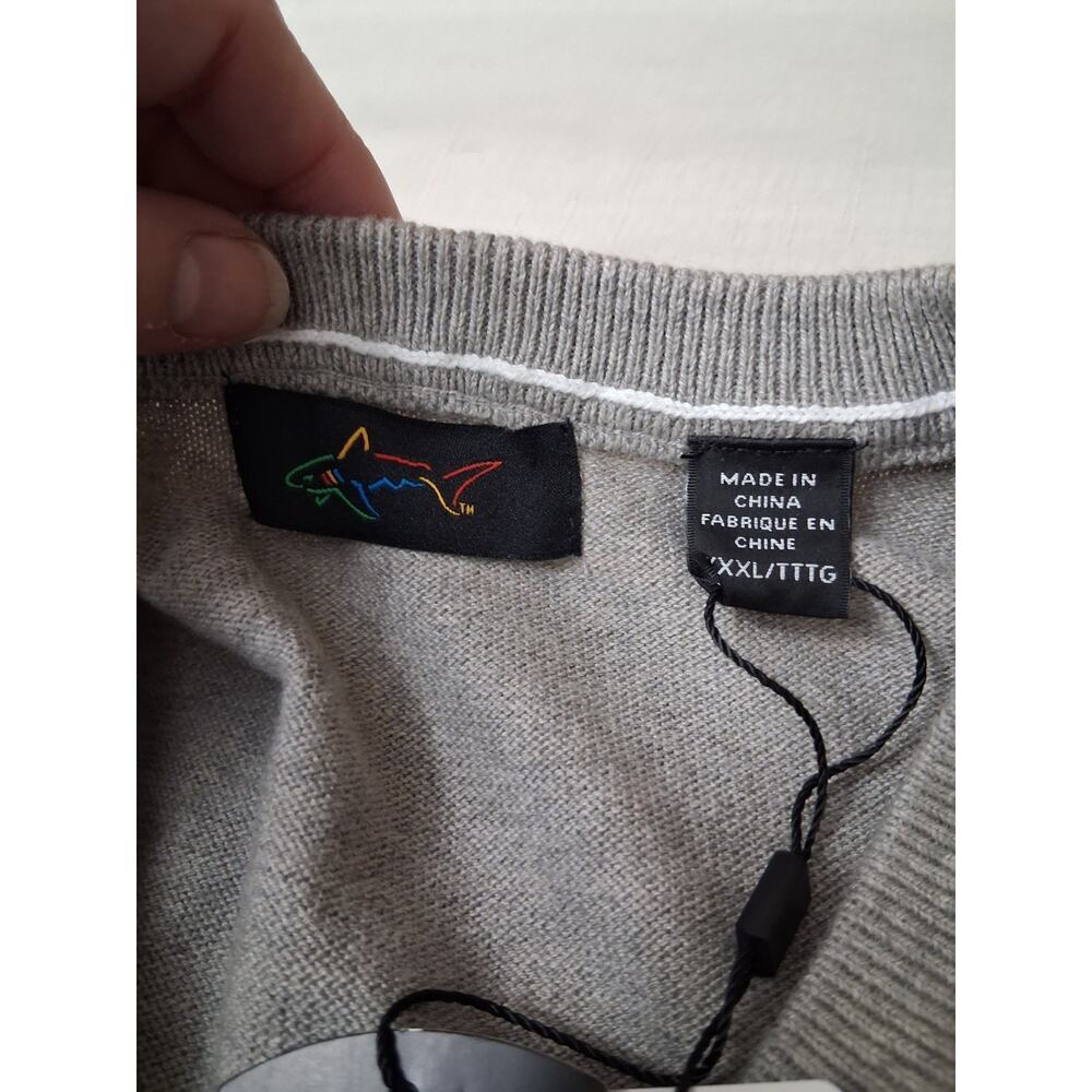 2 Greg Norman Shark Sweater Vests ThermoLite Eco Mode Mens Size XXXL 3X New NWT - Picture 12 of 16